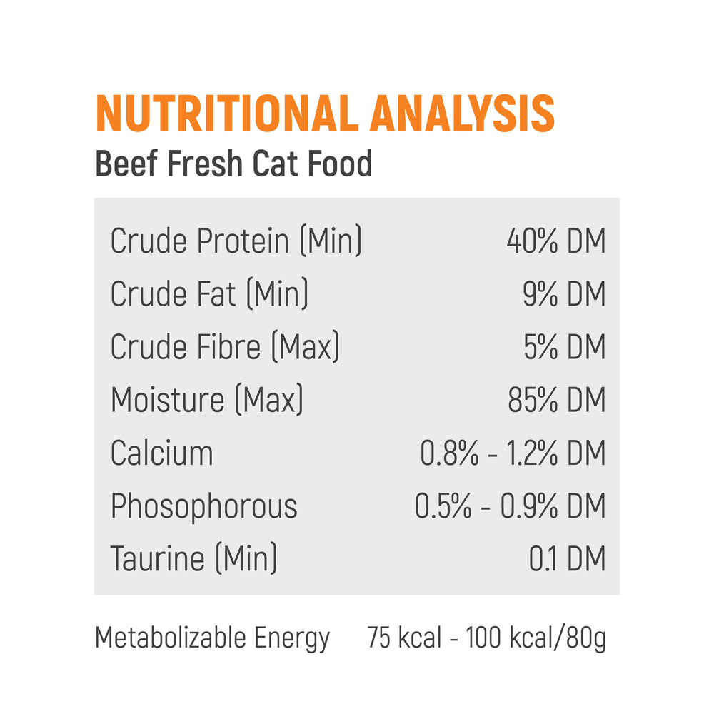 Beef Fresh Cat Food